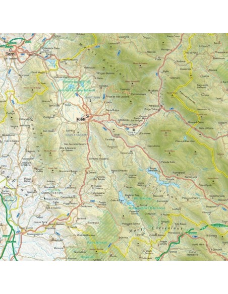 Mappa della provincia di Rieti jpg scala 1:200.000