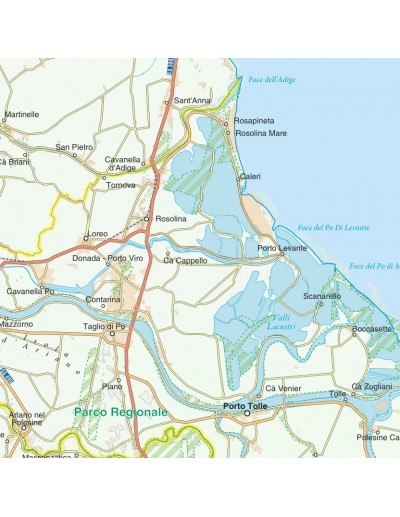 Mappa della provincia di Rovigo jpg scala...