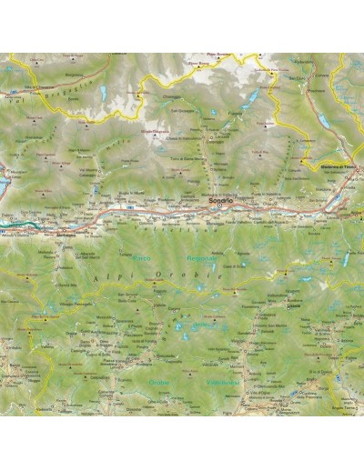 Mappa della provincia di Sondrio jpg scala...