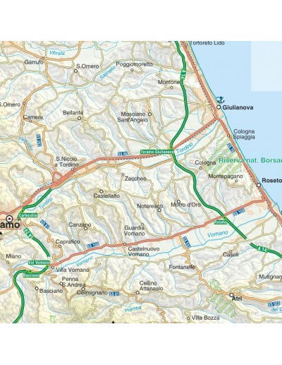 Mappa della provincia di Teramo jpg scala...