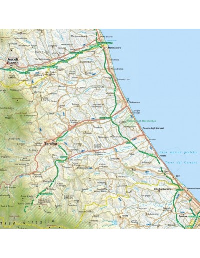 Mappa della provincia di Teramo jpg scala...