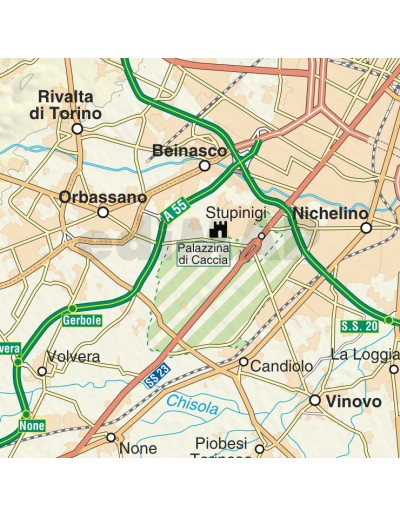 Mappa della provincia di Torino jpg scala...