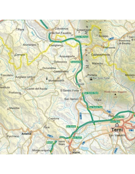 Mappa della provincia di Terni jpg scala 1:200.000