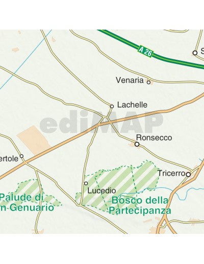 Mappa della provincia di Vercelli jpg scala...