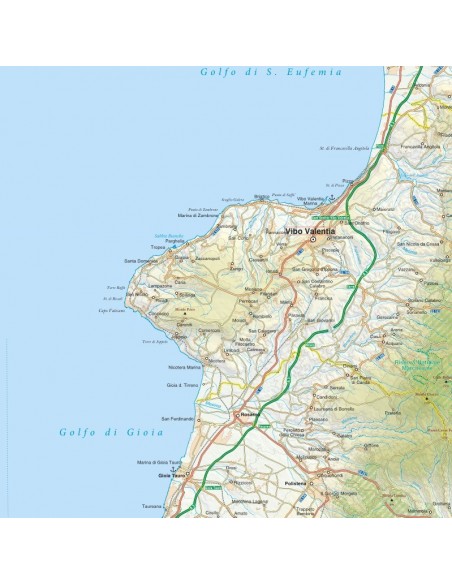 Mappa della provincia di Vibo Valentia jpg scala 1:200.000