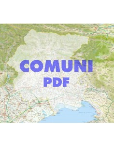 Mappa stradale con comuni del Friuli Venezia Giulia pdf