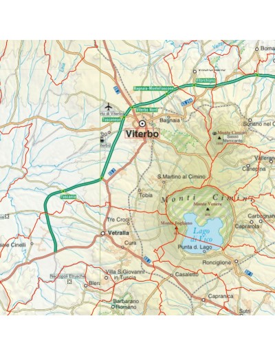 Mappa stradale con comuni del Lazio pdf