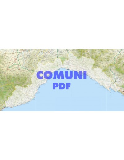 Mappa stradale con comuni della Liguria pdf