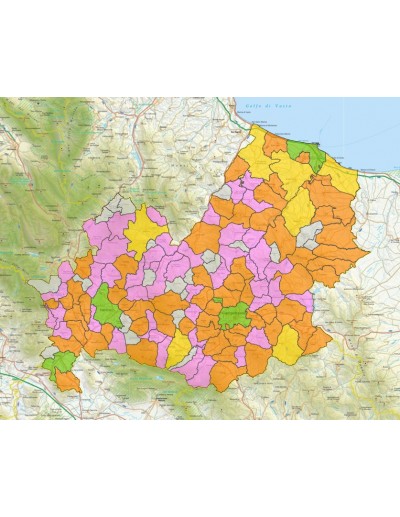 Mappa stradale con comuni del Molise pdf