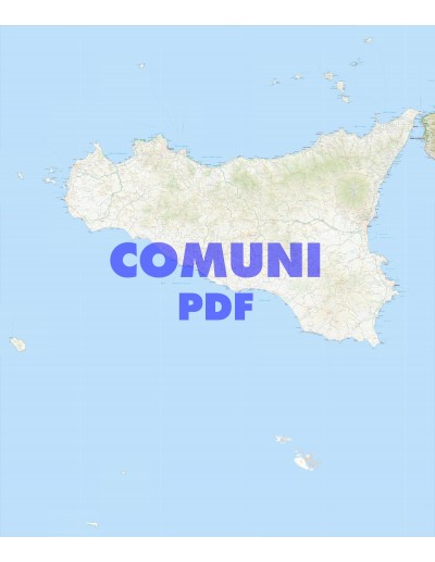 Mappa stradale con comuni della Sicilia pdf