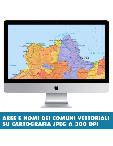 Mappa stradale con comuni della Sicilia pdf