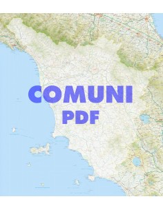 Mappa stradale con comuni della Toscana pdf