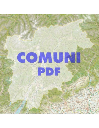 Mappa stradale con comuni del Trentino Alto Adige pdf