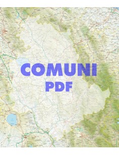 Mappa stradale con comuni dell'Umbria pdf