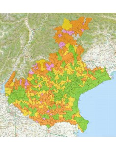 Mappa stradale con comuni del Veneto pdf 2