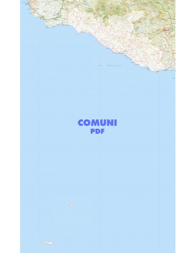 Mappa stradale con comuni della provincia di Agrigento pdf