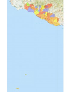 Mappa stradale con comuni della provincia di Agrigento pdf 2