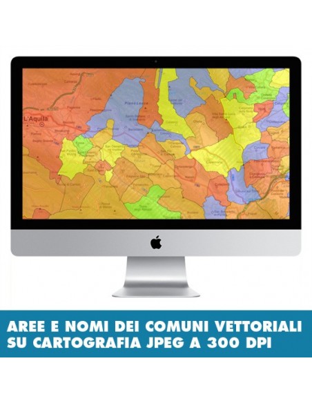 Mappa stradale con comuni della provincia di L'Aquila pdf