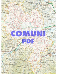 Mappa stradale con comuni della provincia di Asti pdf