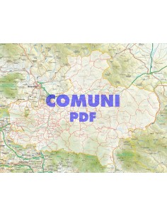 Mappa stradale con comuni della provincia di Avellino pdf