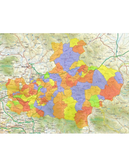 Mappa stradale con comuni della provincia di Avellino pdf