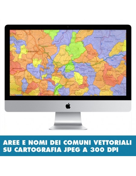 Mappa stradale con comuni della provincia di Avellino pdf