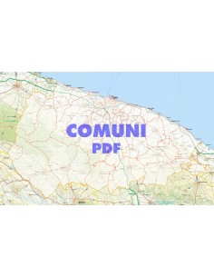 Mappa stradale con comuni della provincia di Bari pdf