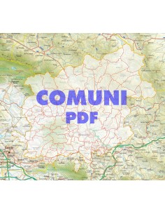 Mappa stradale con comuni della provincia di Benevento pdf
