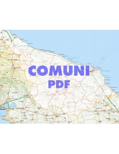 Mappa stradale con comuni della provincia di Brindisi pdf