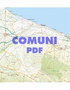 Mappa stradale con comuni della provincia di Barletta pdf