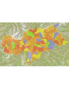 Mappa stradale con comuni della provincia di... 2