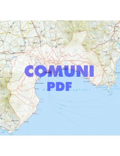 Mappa stradale con comuni della provincia di Cagliari pdf
