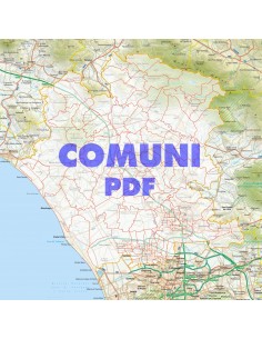 Mappa stradale con comuni della provincia di Caserta pdf