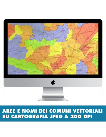 Mappa stradale con comuni della provincia di Cuneo pdf