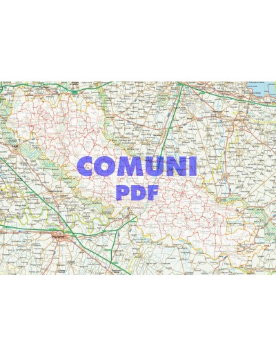 Mappa stradale con comuni della provincia di Cremona pdf