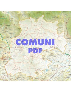 Mappa stradale con comuni della provincia di Enna pdf