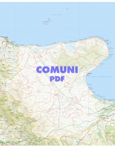 Mappa stradale con comuni della provincia di Foggia pdf