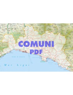 Mappa stradale con comuni della provincia di Genova pdf