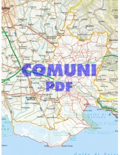Mappa stradale con comuni della provincia di Gorizia pdf