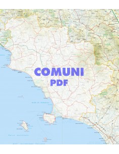 Mappa stradale con comuni della provincia di Grosseto pdf
