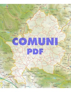 Mappa stradale con comuni della provincia di Isernia pdf