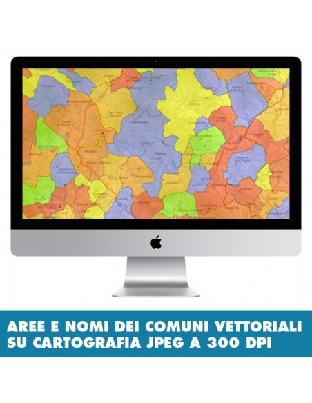 Mappa stradale con comuni della provincia di Isernia pdf