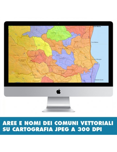 Mappa stradale con comuni della provincia di Crotone pdf
