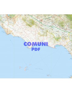 Mappa stradale con comuni della provincia di Latina pdf