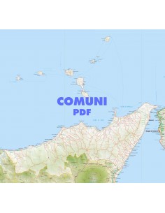 Mappa stradale con comuni della provincia di Messina pdf