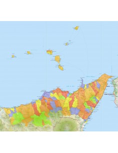 Mappa stradale con comuni della provincia di Messina pdf 2