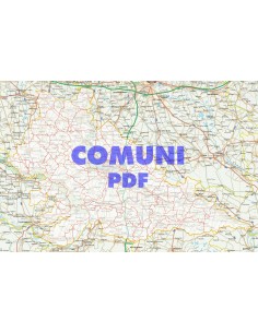 Mappa stradale con comuni della provincia di Mantova pdf