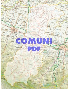 Mappa stradale con comuni della provincia di Modena pdf