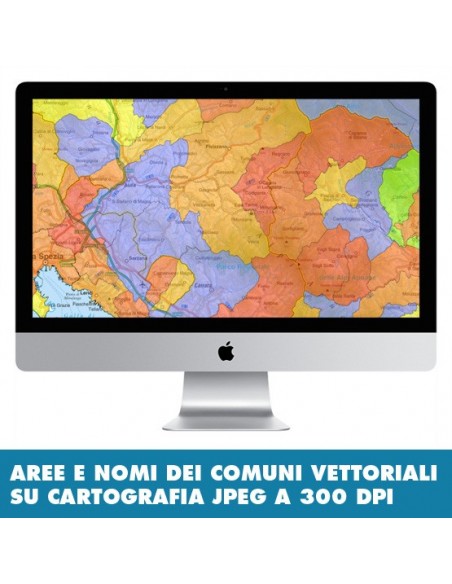 Mappa stradale con comuni della provincia di Massa-Carrara pdf