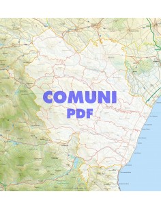 Mappa stradale con comuni della provincia di Matera pdf